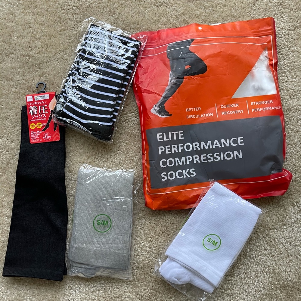 Pack of 4 compression socks